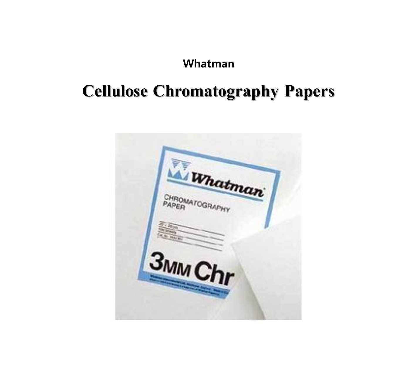 Cellulose Chromatography Papers