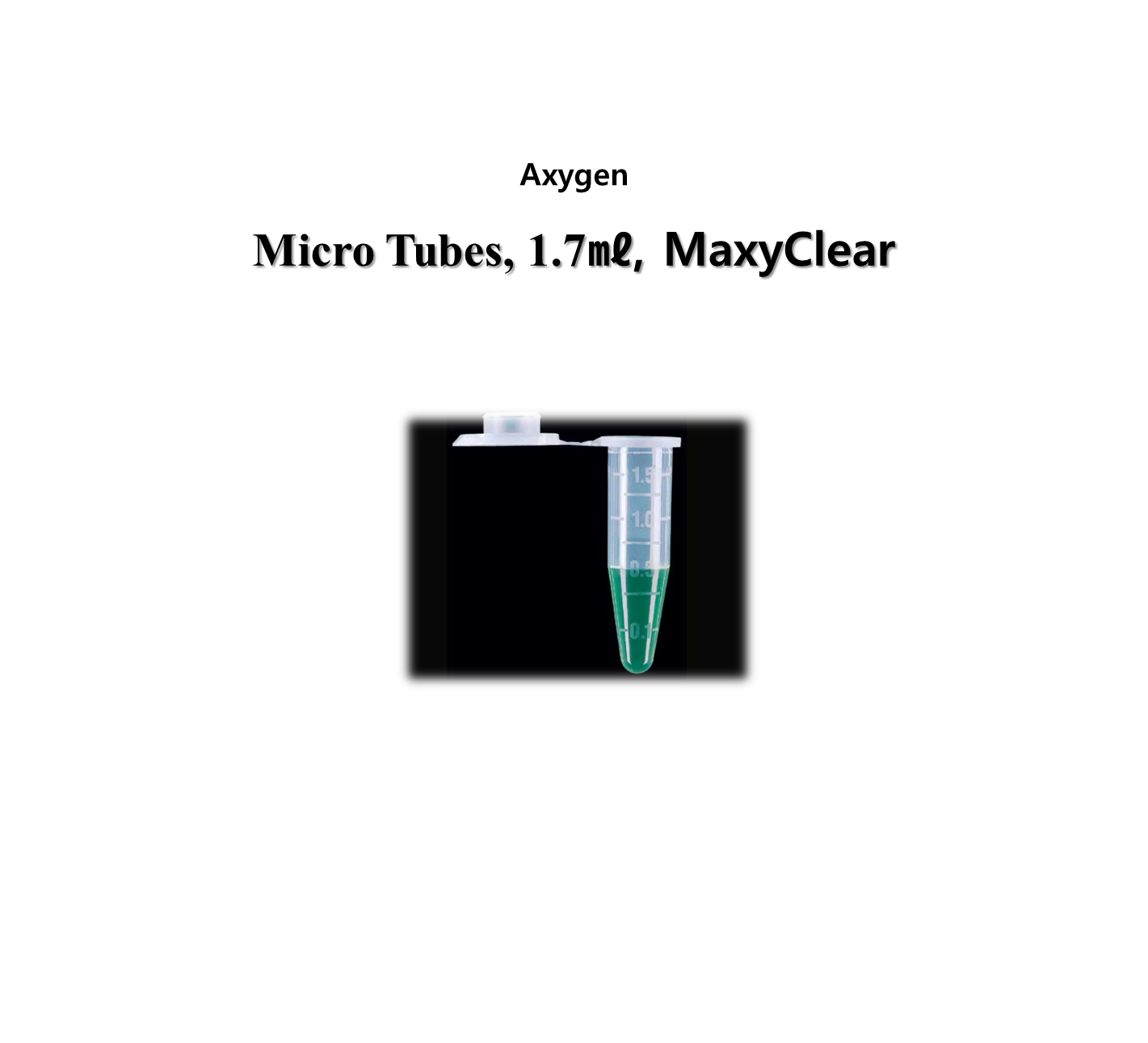 Micro Tubes, 1.7ml, MaxyClear