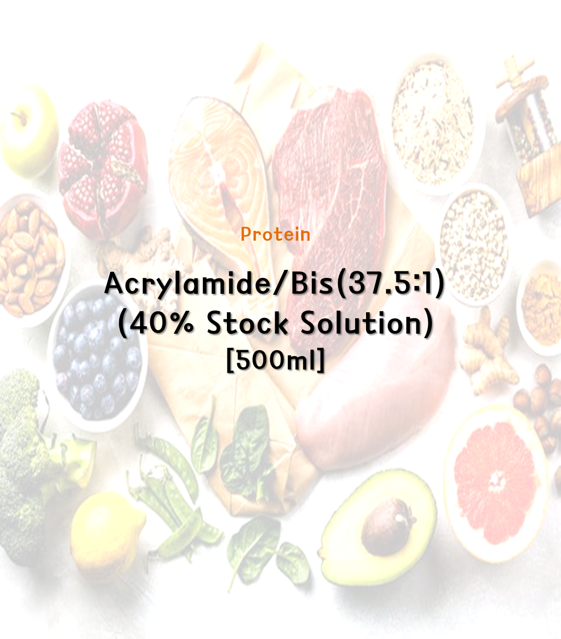 Acrylamide/Bis(37.5:1) (40% Stock Solution) [500ml]